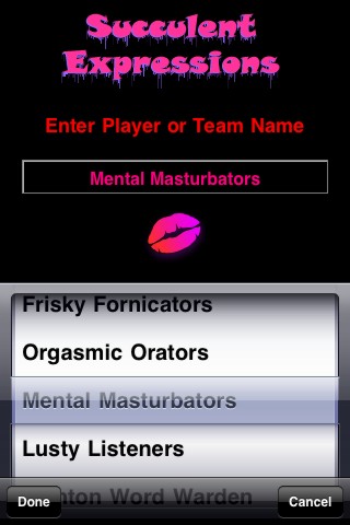 Adult Game of Dirty Words for Dirty Minds